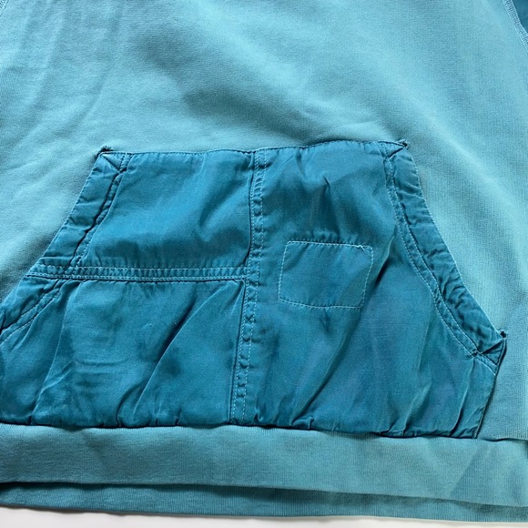Free City Life Nature Love Blue Hoodie Pullover Sweater Pockets Women’s Size 1 - Picture 5 of 12